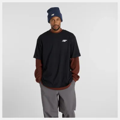 New Balance Small Logo Tee - Black