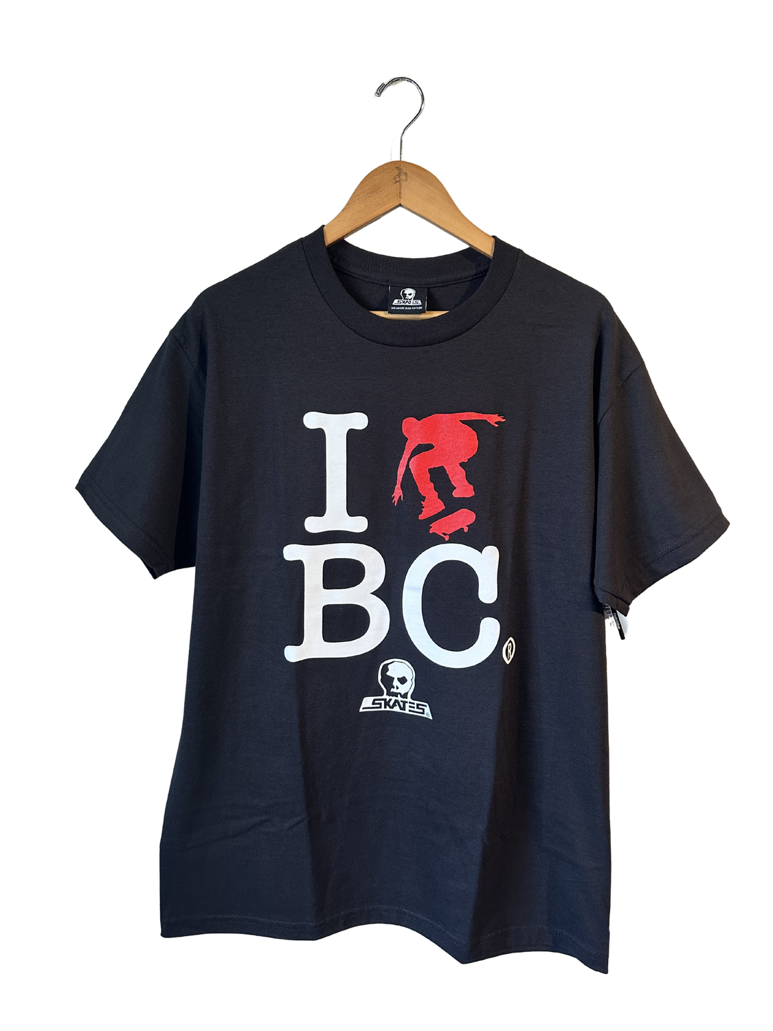 Skull Skates I Skate BC Tee - Black