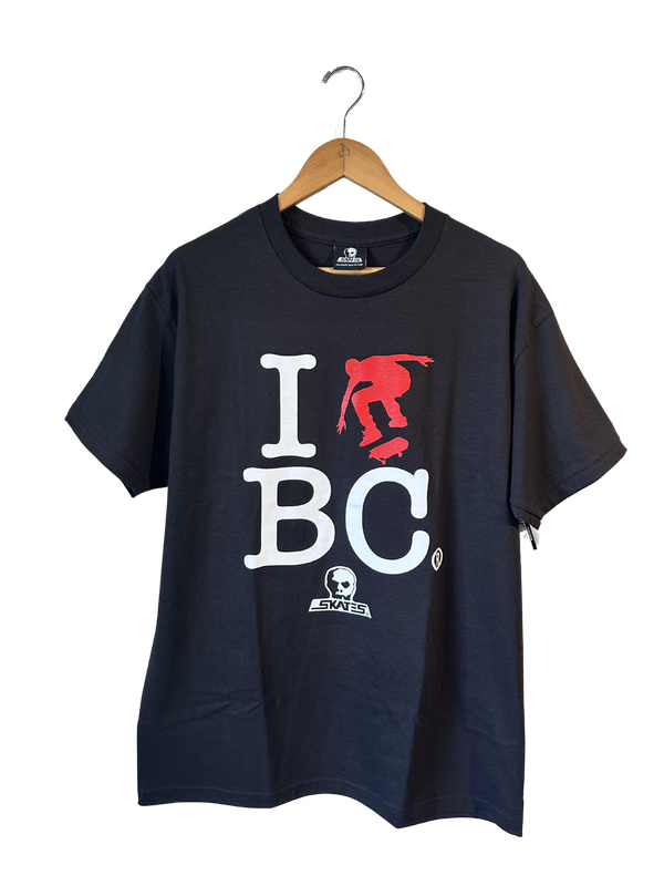 Skull Skates I Skate BC Tee - Black