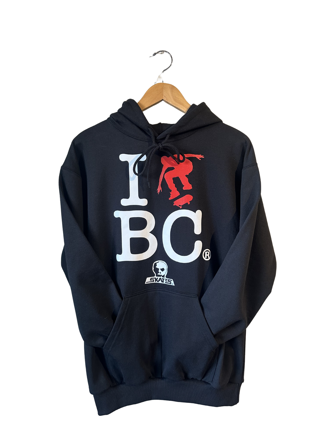 Skull Skates I Skate BC Hood - Black