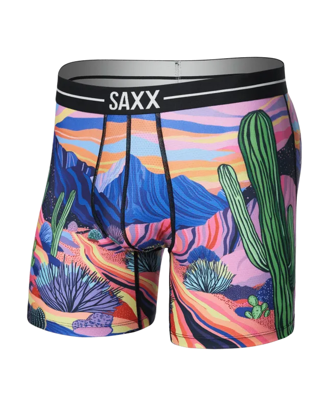 Saxx Volt Breathable Mesh Boxer - Prickly Paradise
