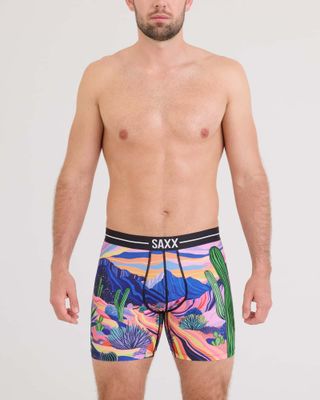 Saxx Volt Breathable Mesh Boxer - Prickly Paradise