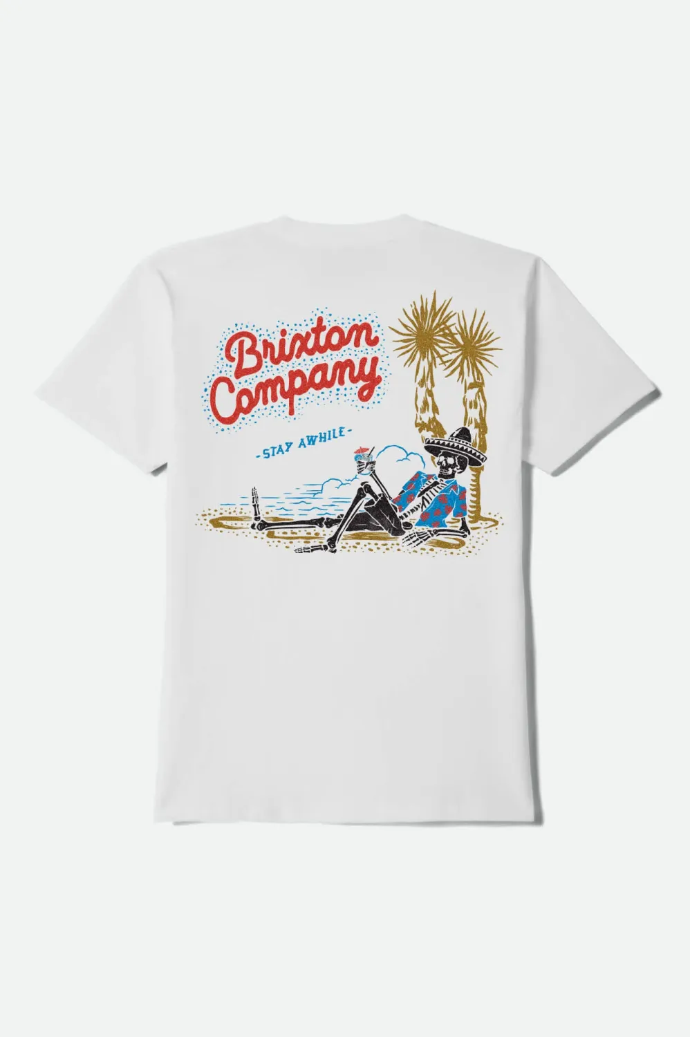 Brixton Stay Awhile Tee - White