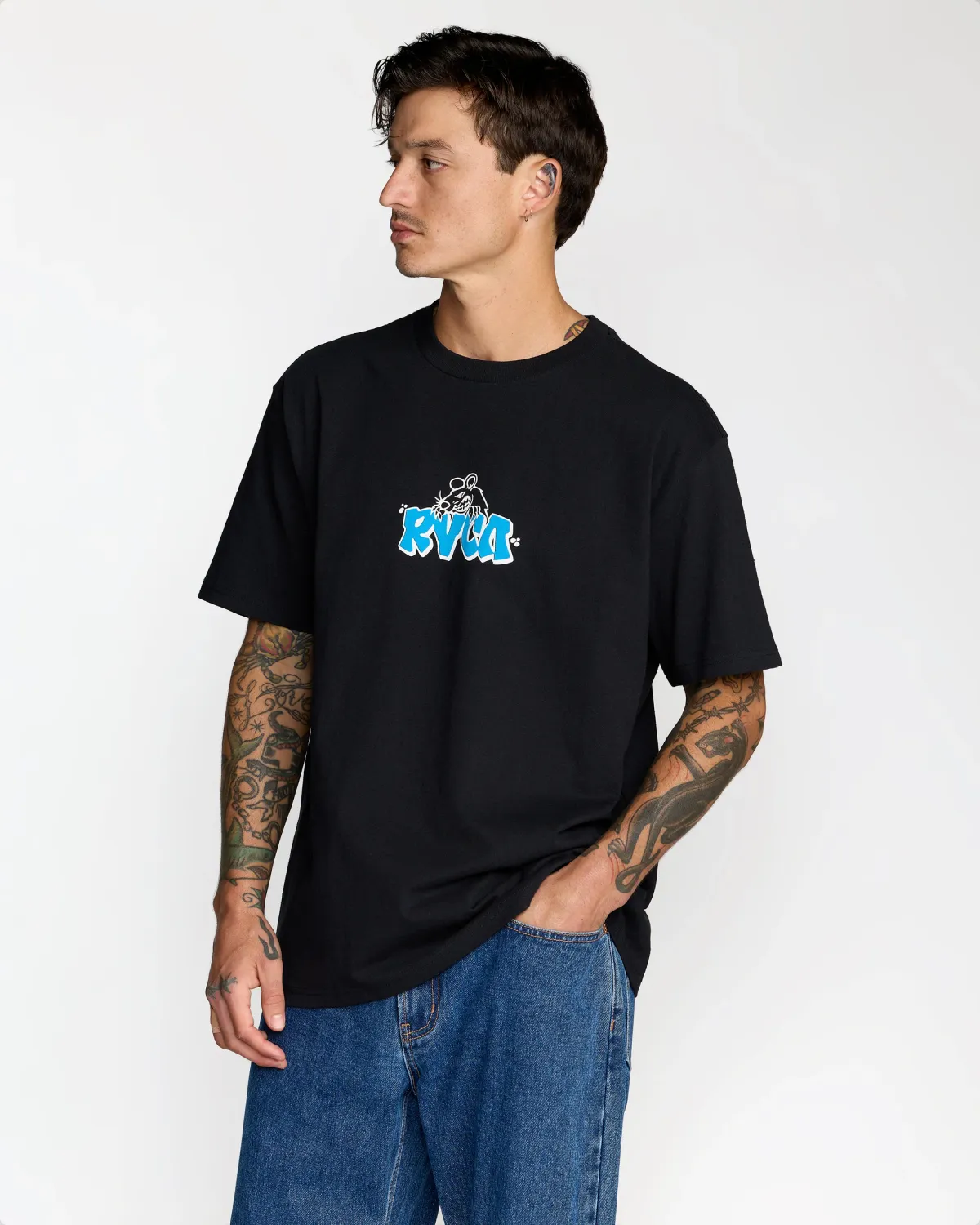 RVCA Ratnest Tee - Black