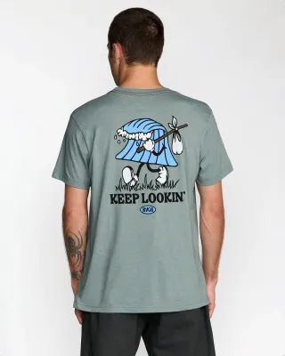 RVCA Keep Looking Tee - Lead