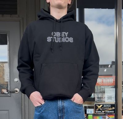 Obey Studios Hood - Black