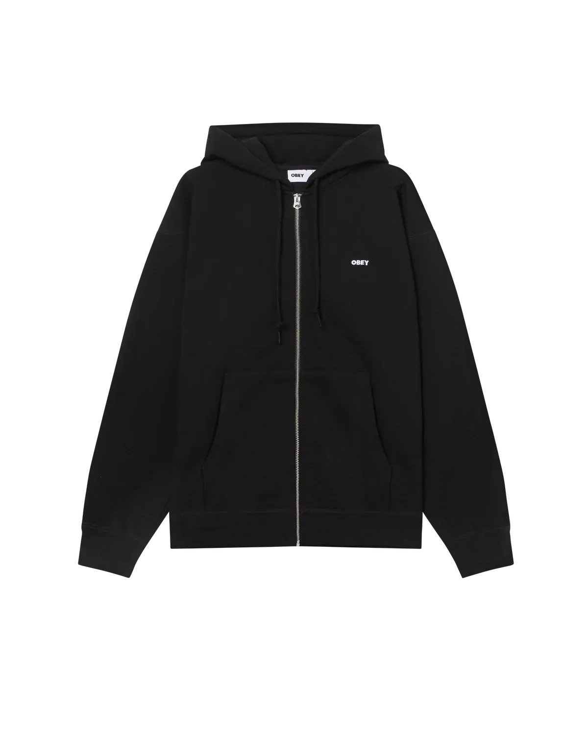 Obey Established Works Zip Hood II - Black