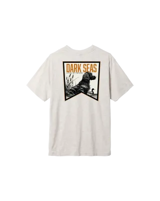 Dark Seas Boykin Wash Tee - Oatmeal Heather