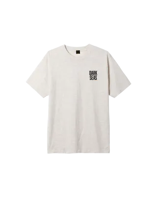 Dark Seas Boykin Wash Tee - Oatmeal Heather