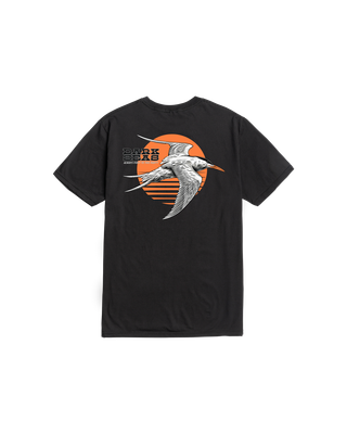 Dark Seas Tern Bird Tee - Black