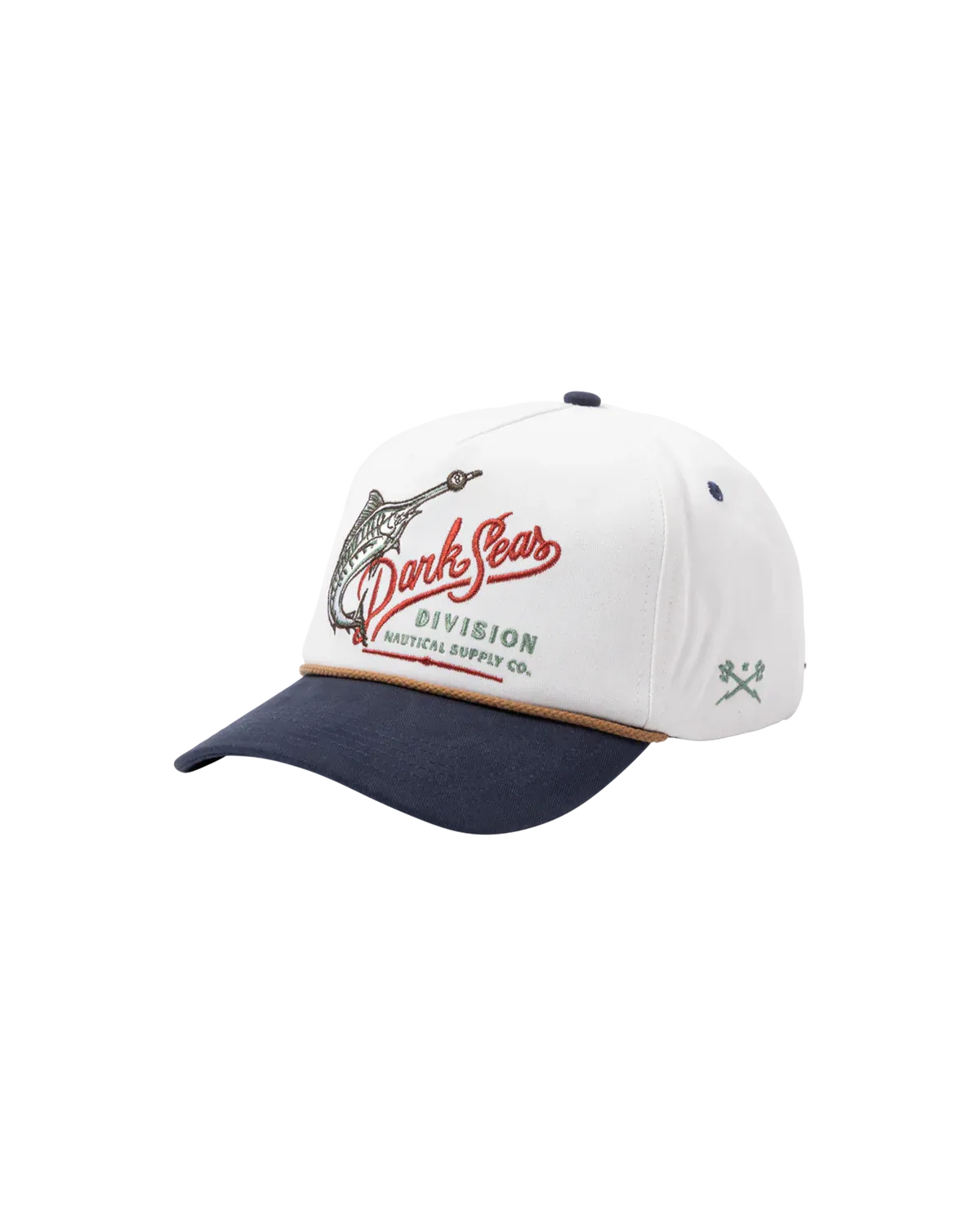 Dark Seas Reyes Snapback - Off White/Navy