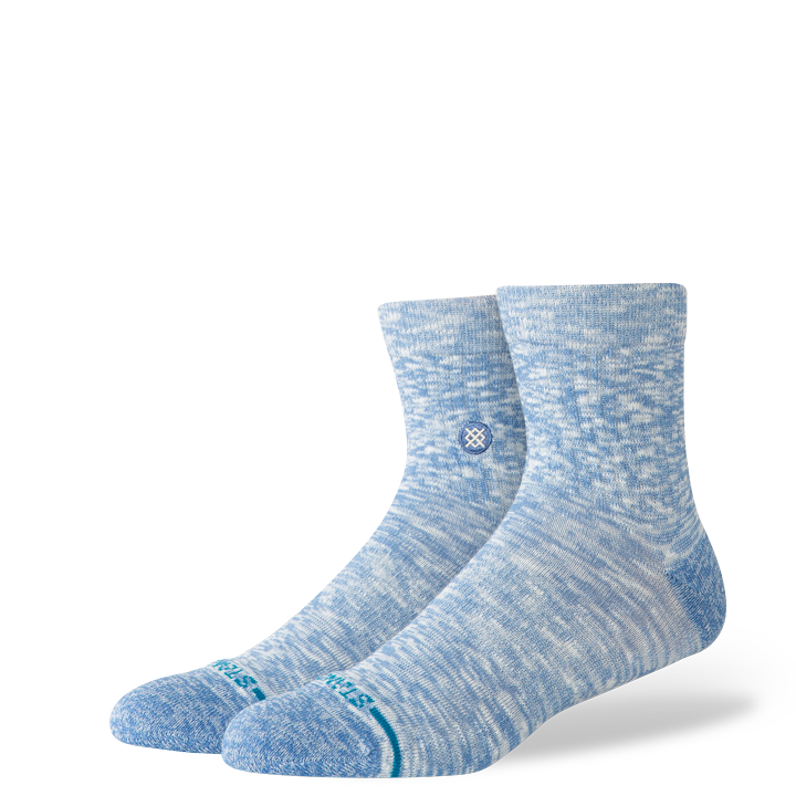 Stance Slub Quarter - Capri Blue