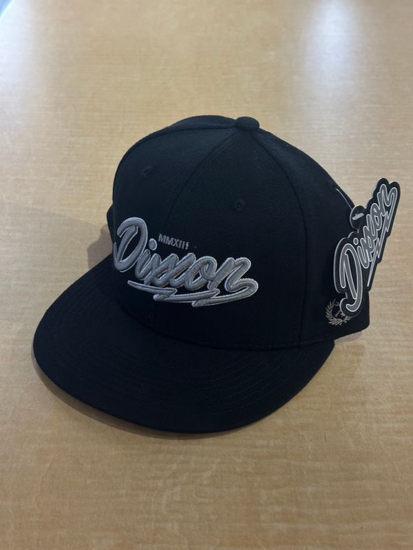 Dixxon Lightning Script Snapback - White/Grey