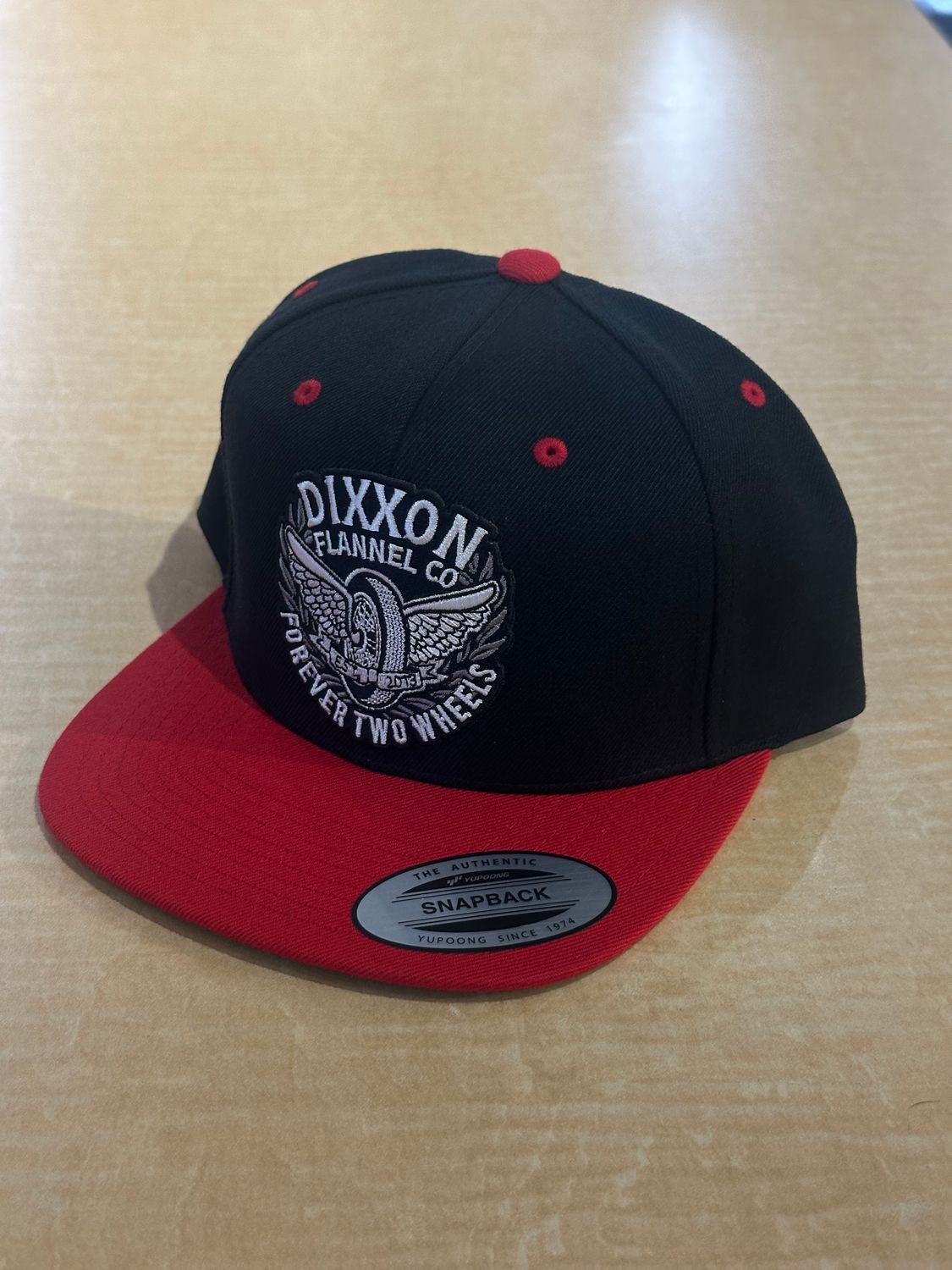 Dixxon Forever Two Wheels Snapback - Black/Red