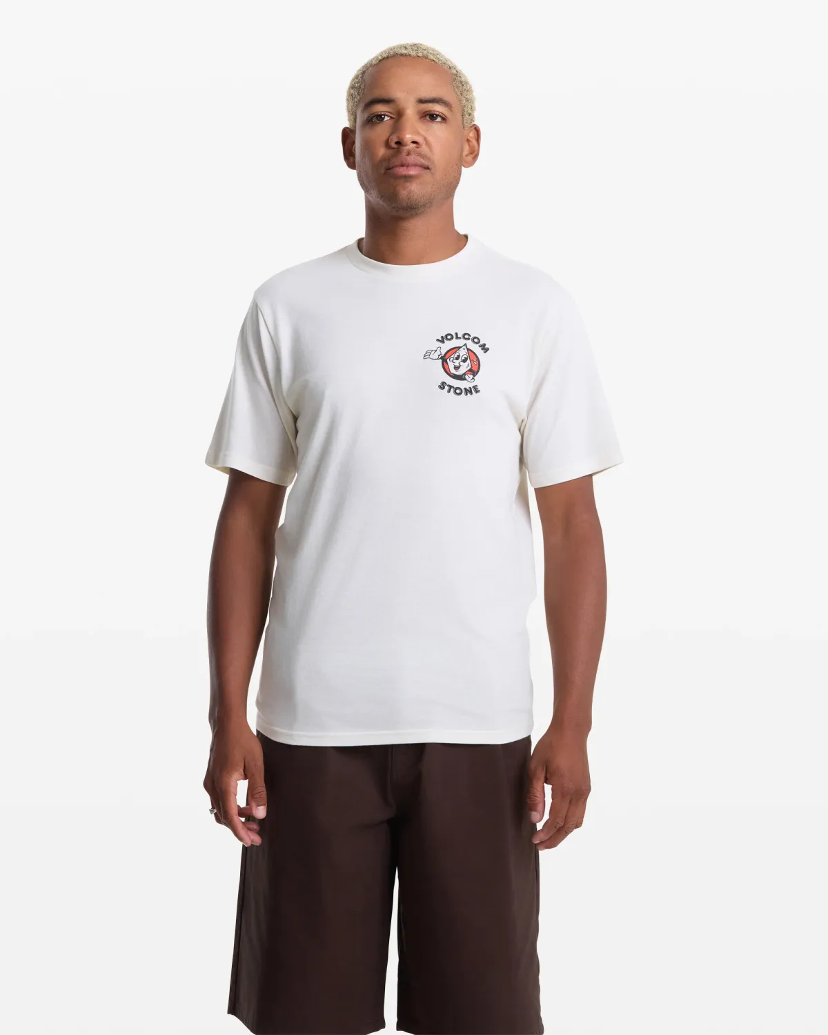 Volcom Mister Stone Tee - Off White Heather