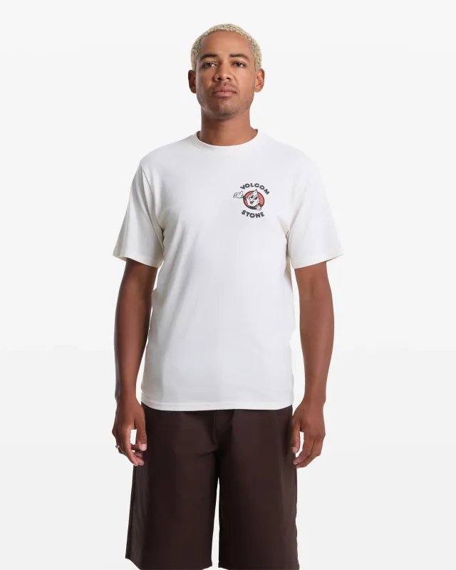 Volcom Mister Stone Tee - Off White Heather