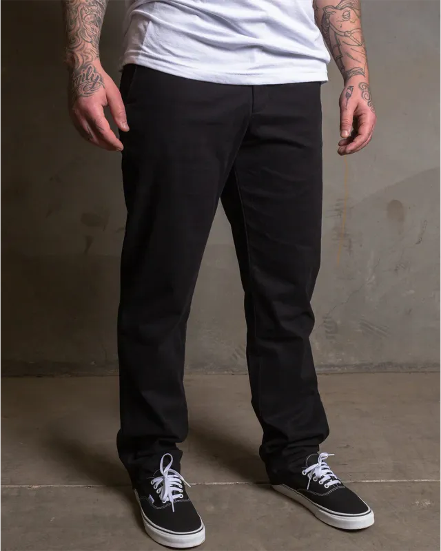 Dixxon Chino Stretch Pant - Black