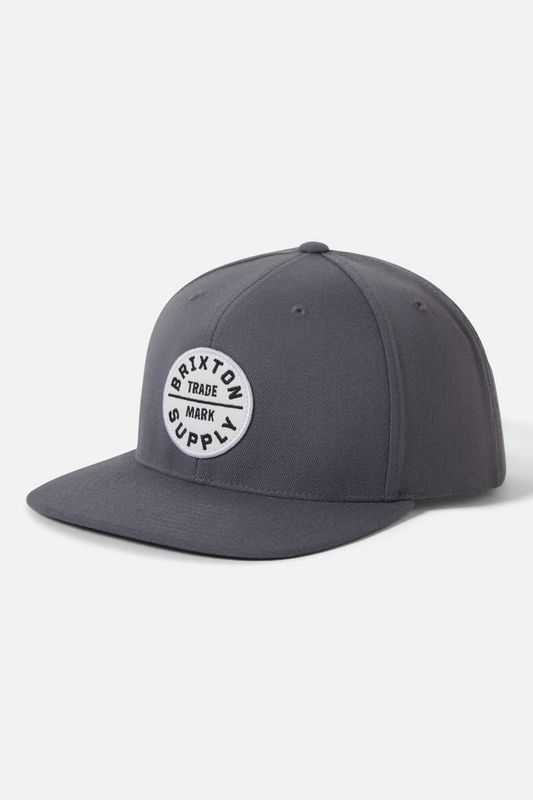 Brixton Oath III Snapback - Future Grey