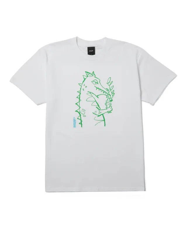 Huf Cash Dragon Tee - White