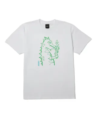 Huf Cash Dragon Tee - White