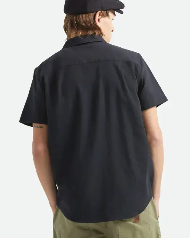 Brixton Sanford Oxford SS  Woven - Black