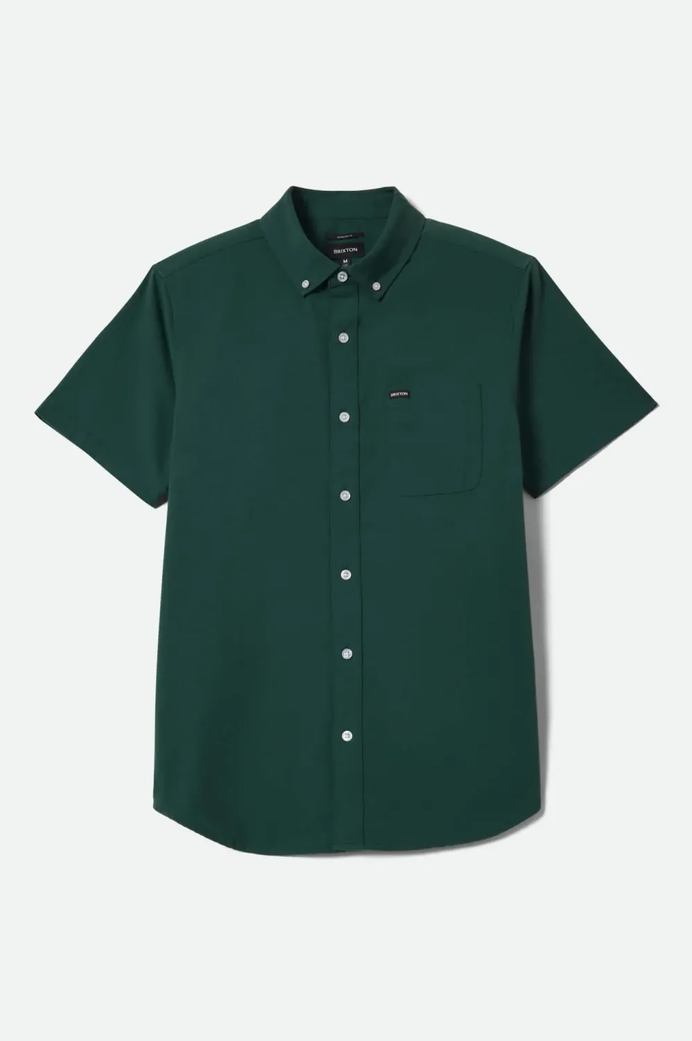 Brixton Sanford Oxford SS Woven - Primal Green