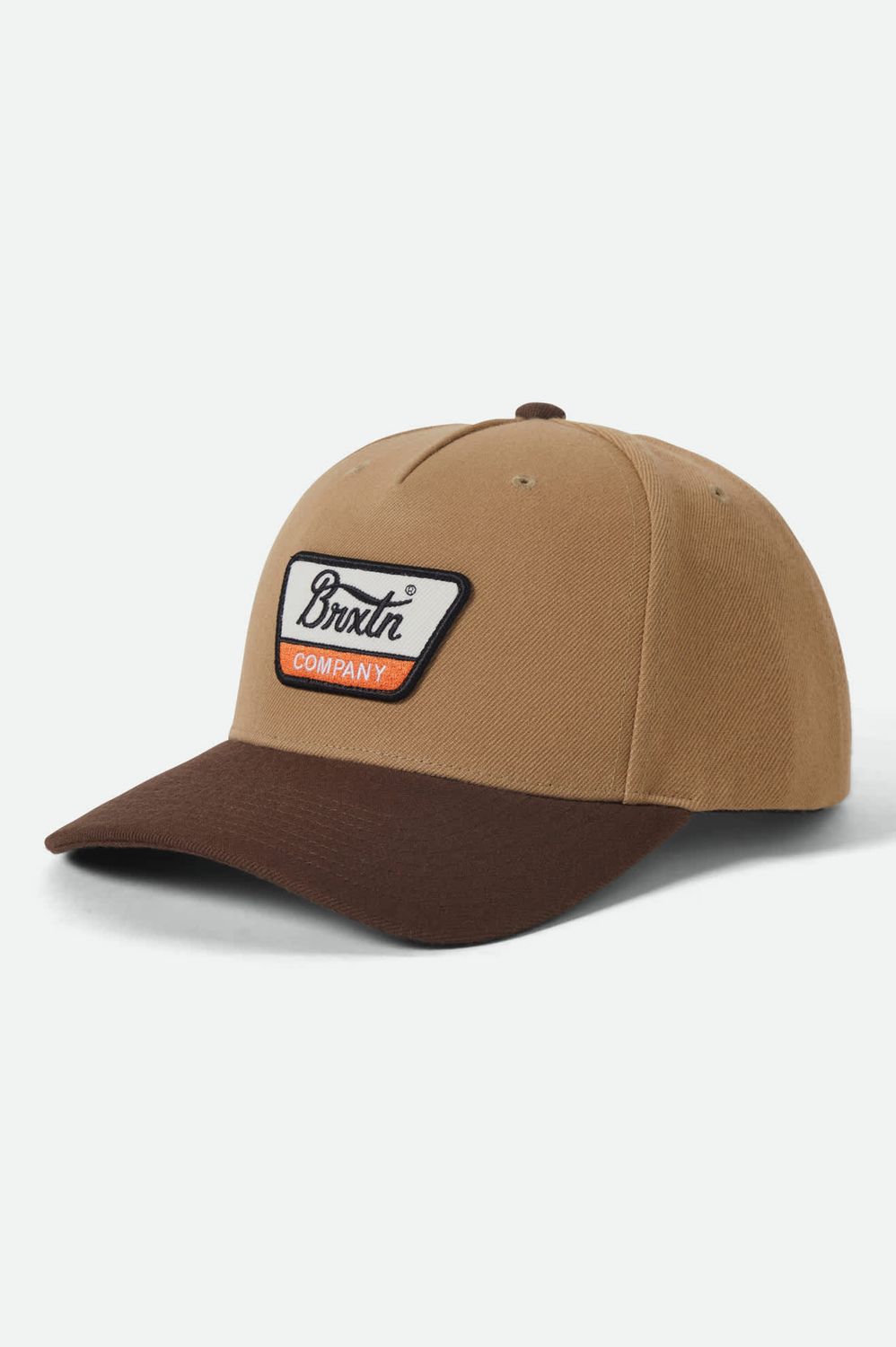 Brixton Linwood C Snapback - Sand/Pinecone Brown