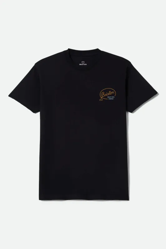 Brixton Gallatin Tee - Black