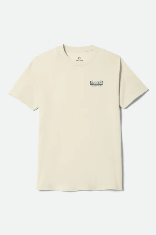 Brixton Hutchins Tee - Cream