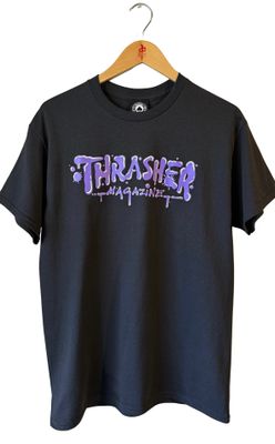Thrasher Wet Paint Tee - Black