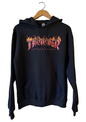 Thrasher Fuego Hood - Black