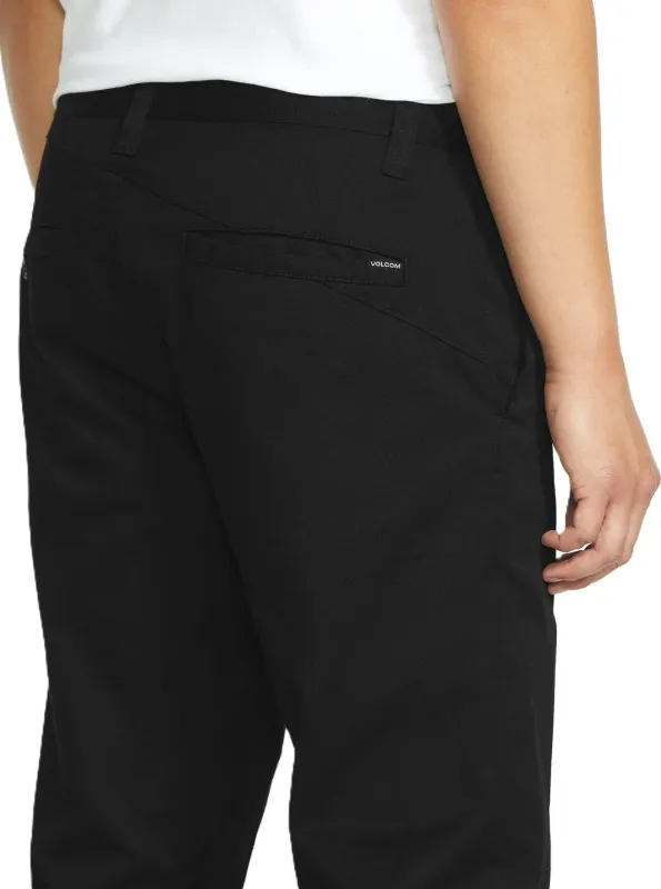 Volcom Frickin Modern Stretch Chino - Black