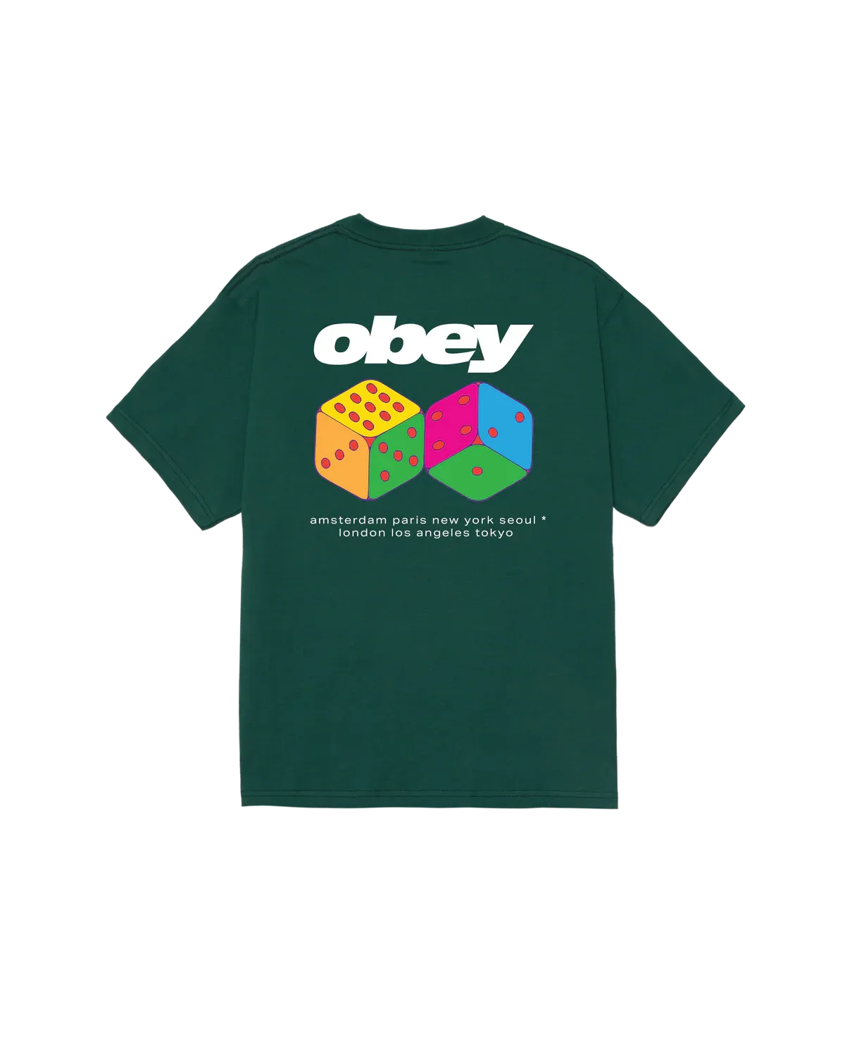 Obey Dice Tee - Rainforest