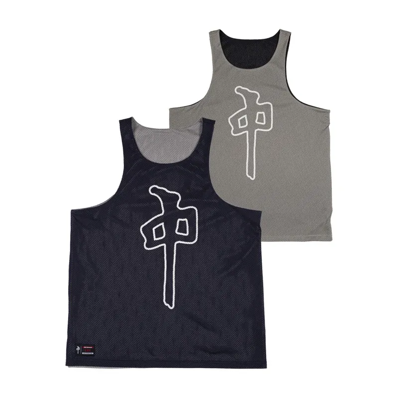 RDS Mesh Tank Grande Reversible - Navy/Grey