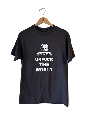 Skull Skates Unfuck The World Tee - Black