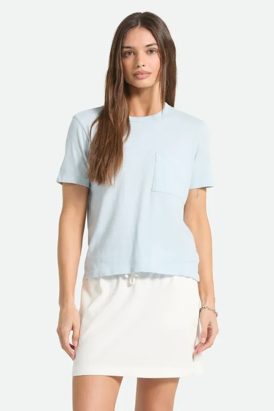 Brixton Carefree Perfect Tee - Blue Aura