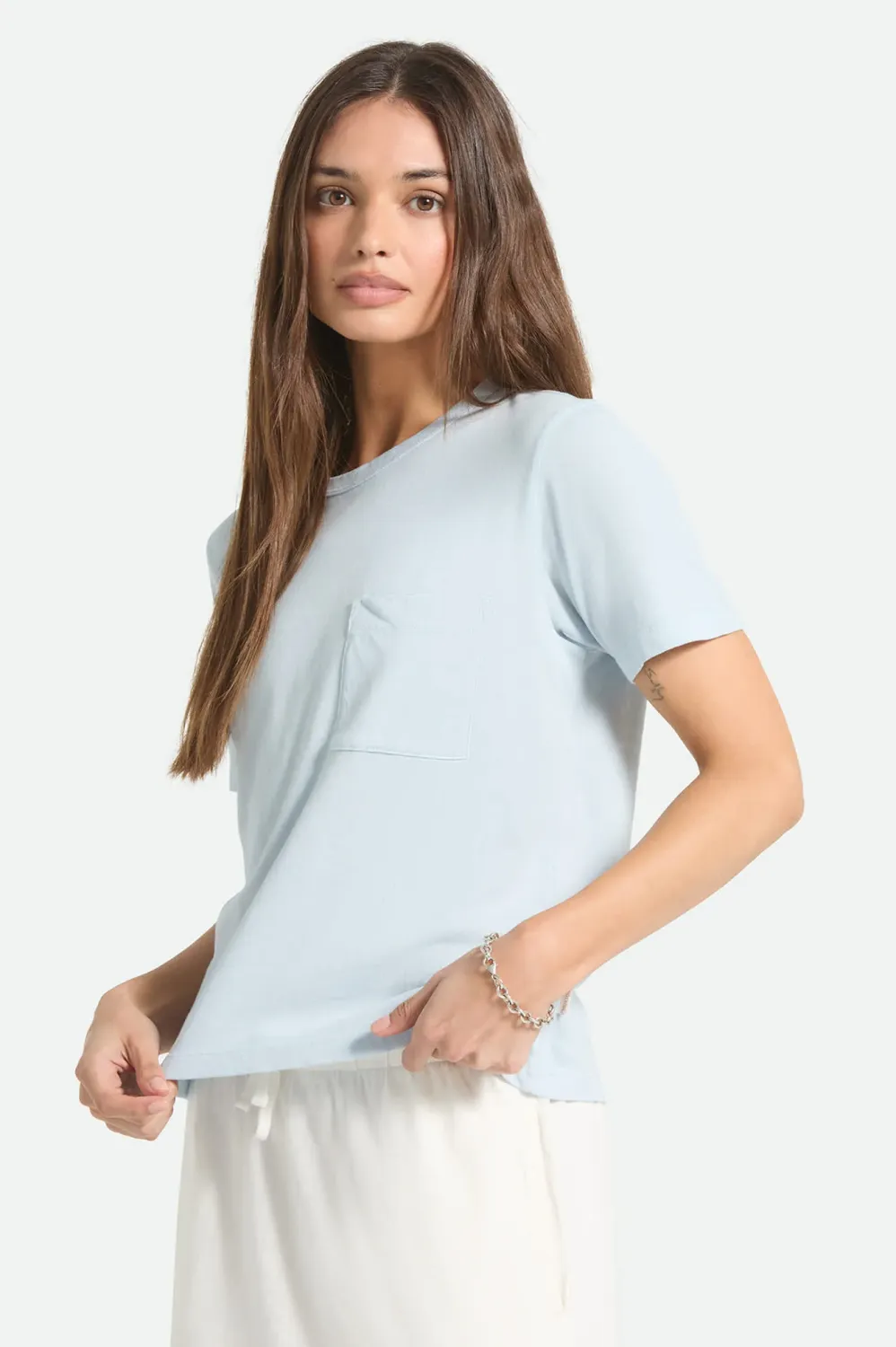 Brixton Carefree Perfect Tee - Blue Aura