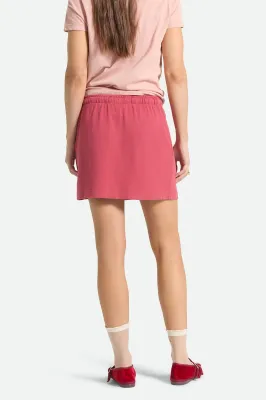 Brixton Carefree Lounge Skirt - Robust Red