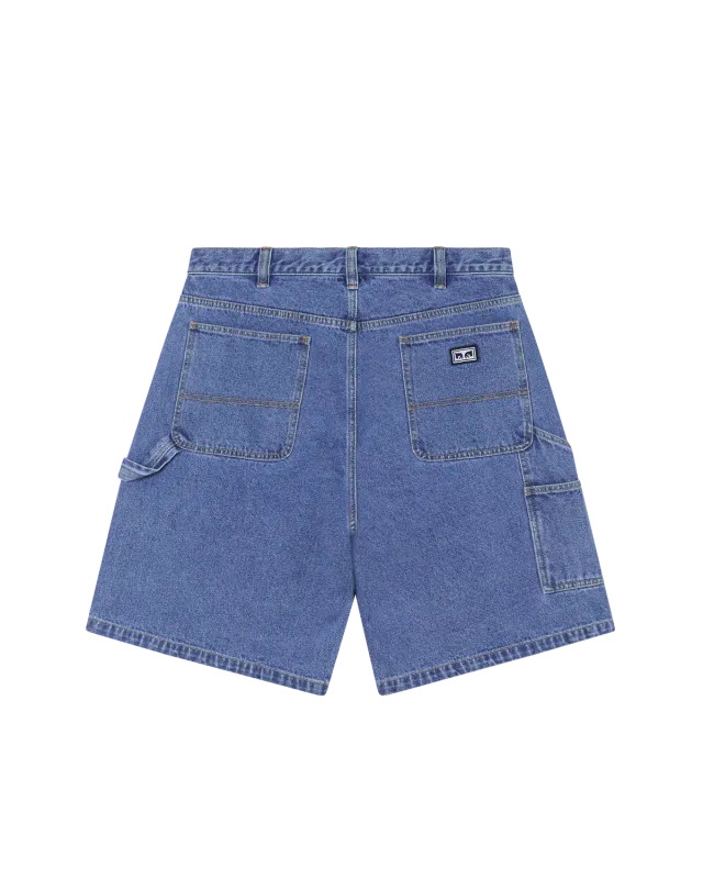 Obey Bigwig Denim Carpenter Short - Light Indigo Classic