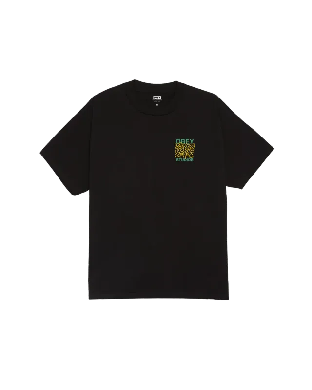 Obey Grown With Love Tee - Black