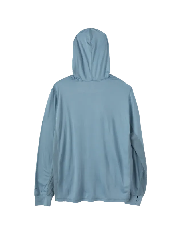 Dark Seas Bimini Hooded UV Tee - Blue