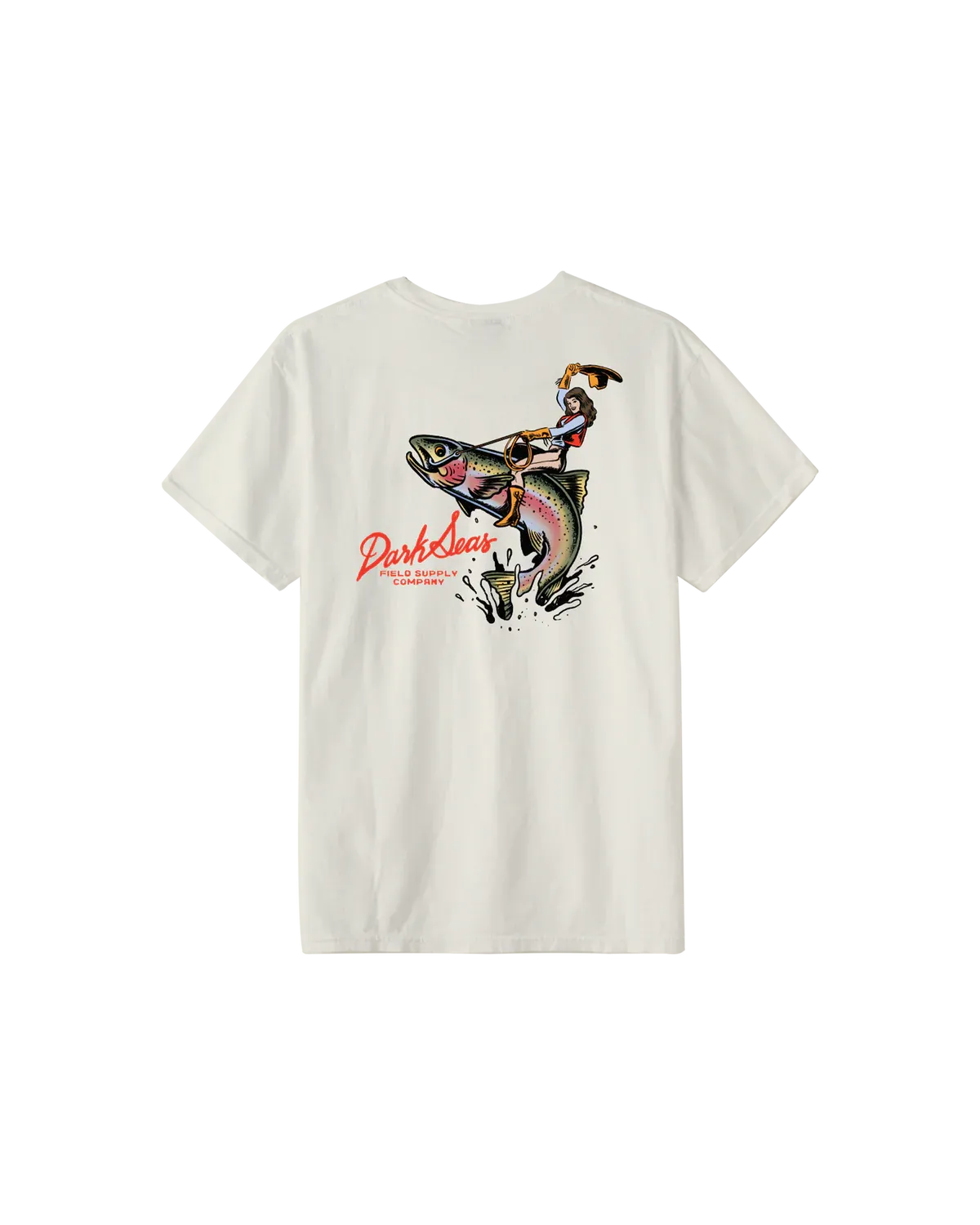 Dark Seas Rainbow Rider Tee - Antique White