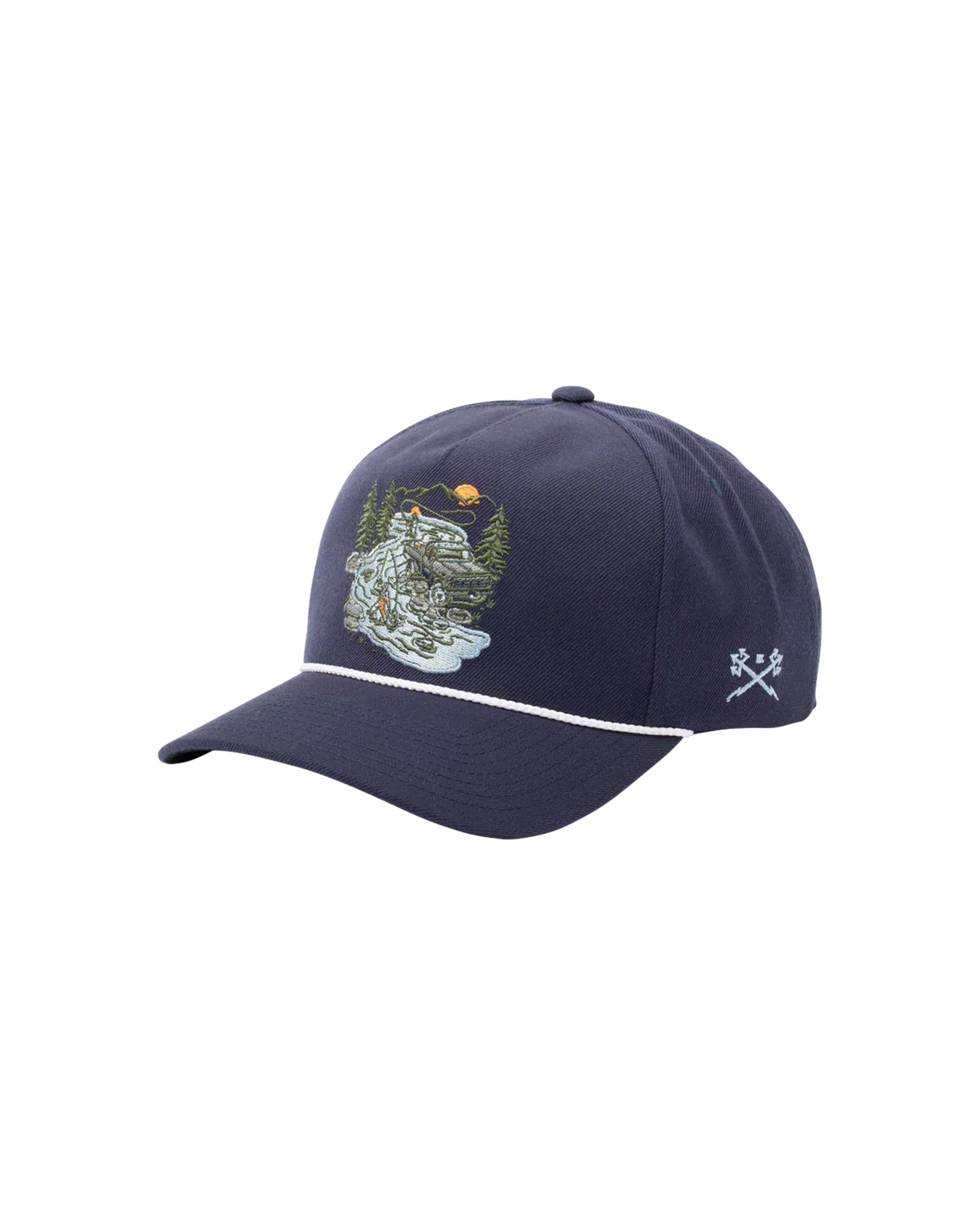 Dark Seas Off Road Snapback - Navy