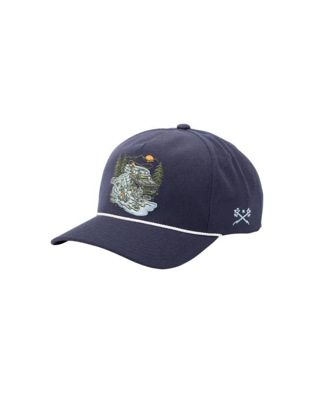 Dark Seas Off Road Snapback - Navy
