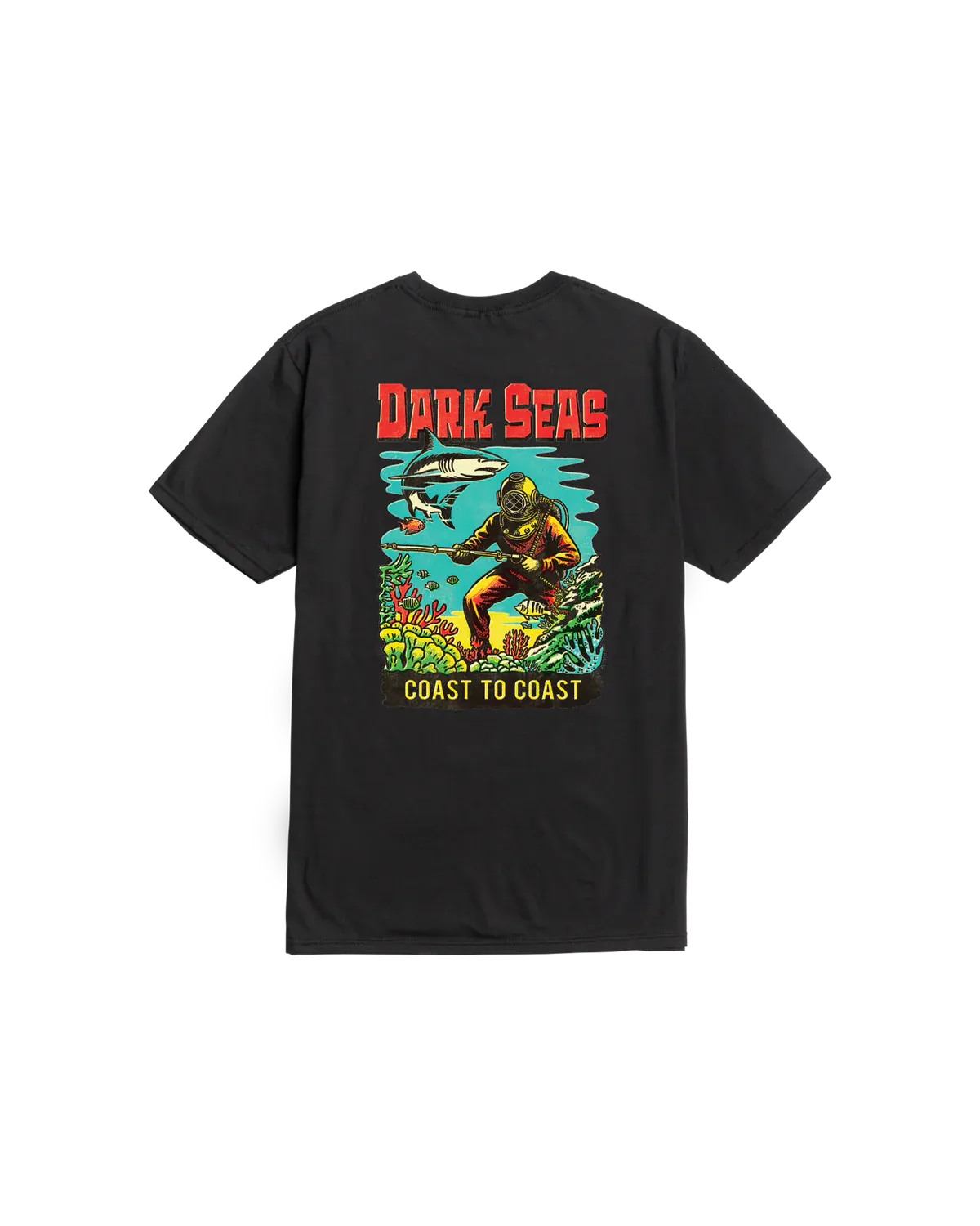 Dark Seas Water Decal Tee - Black
