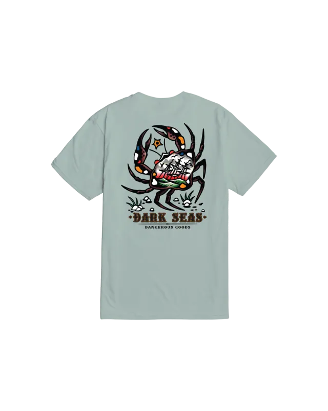 Dark Seas King Crab Tee - Dusty Blue