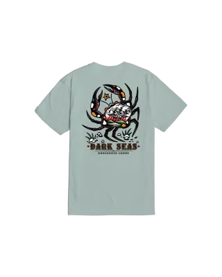 Dark Seas King Crab Tee - Dusty Blue