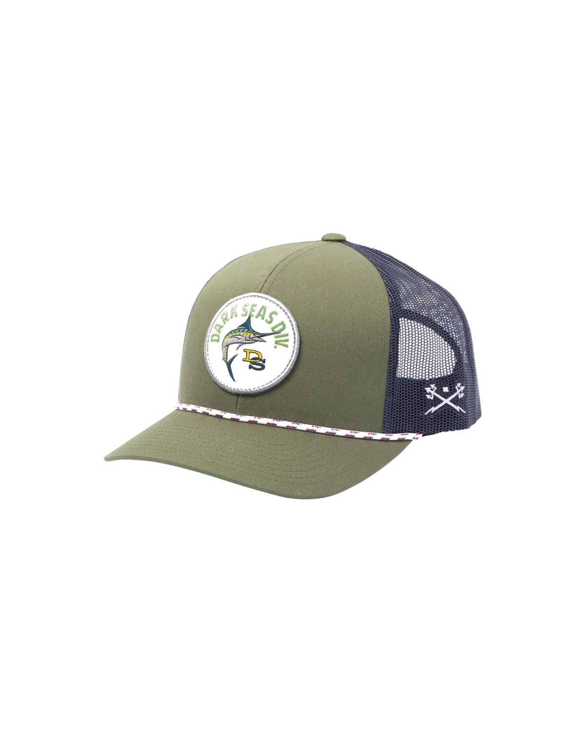 Dark Seas Galloway Trucker - Olive
