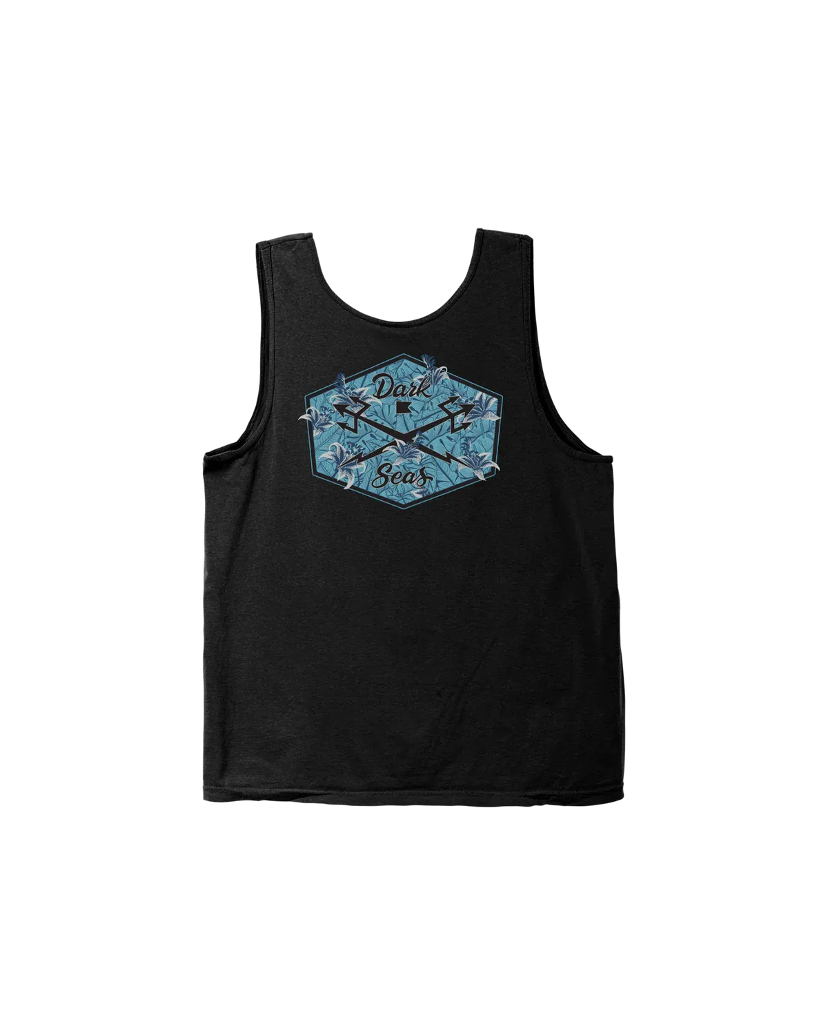 Dark Seas Bloom Tank - Black