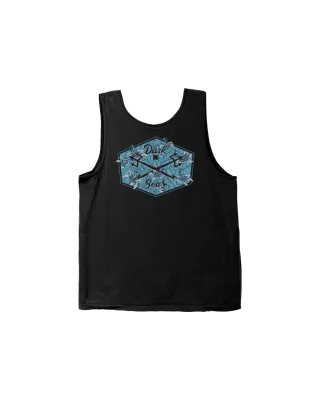Dark Seas Bloom Tank - Black
